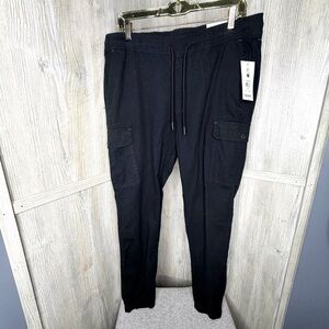 Element Black Cargo Joggers for Men